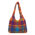 colorful plaid tote bag boogzel clothing