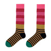 colorful striped high socks boogzel clothing
