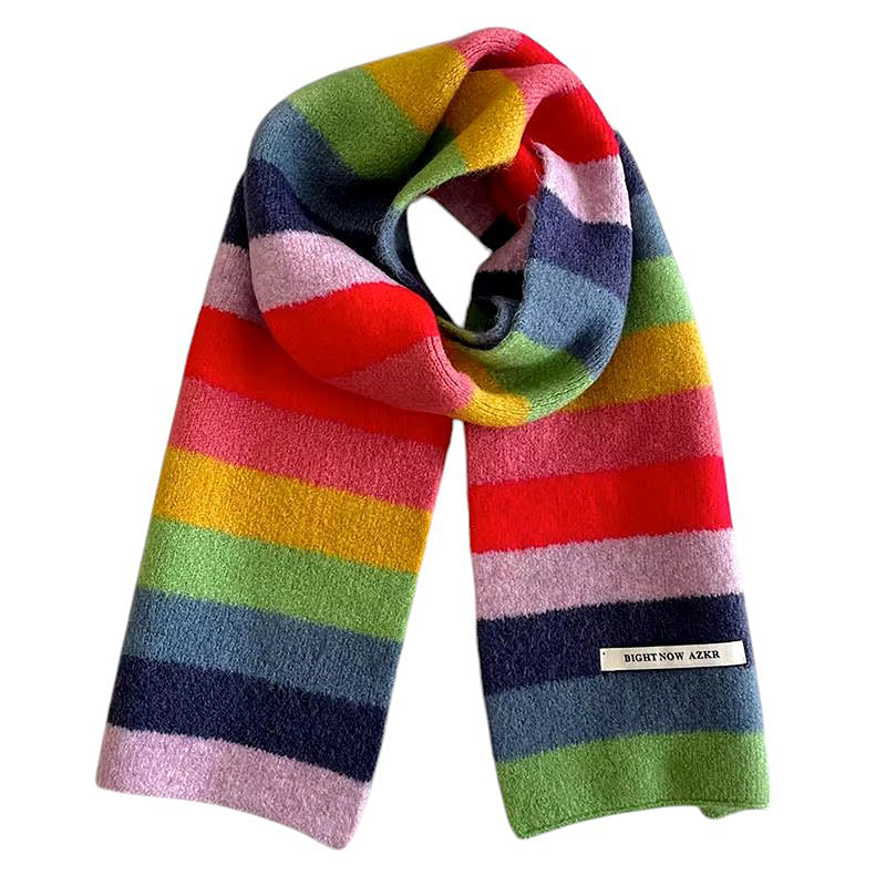 colorful striped scarf boogzel clothing