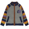 colorful striped zip sweater boogzel clothing