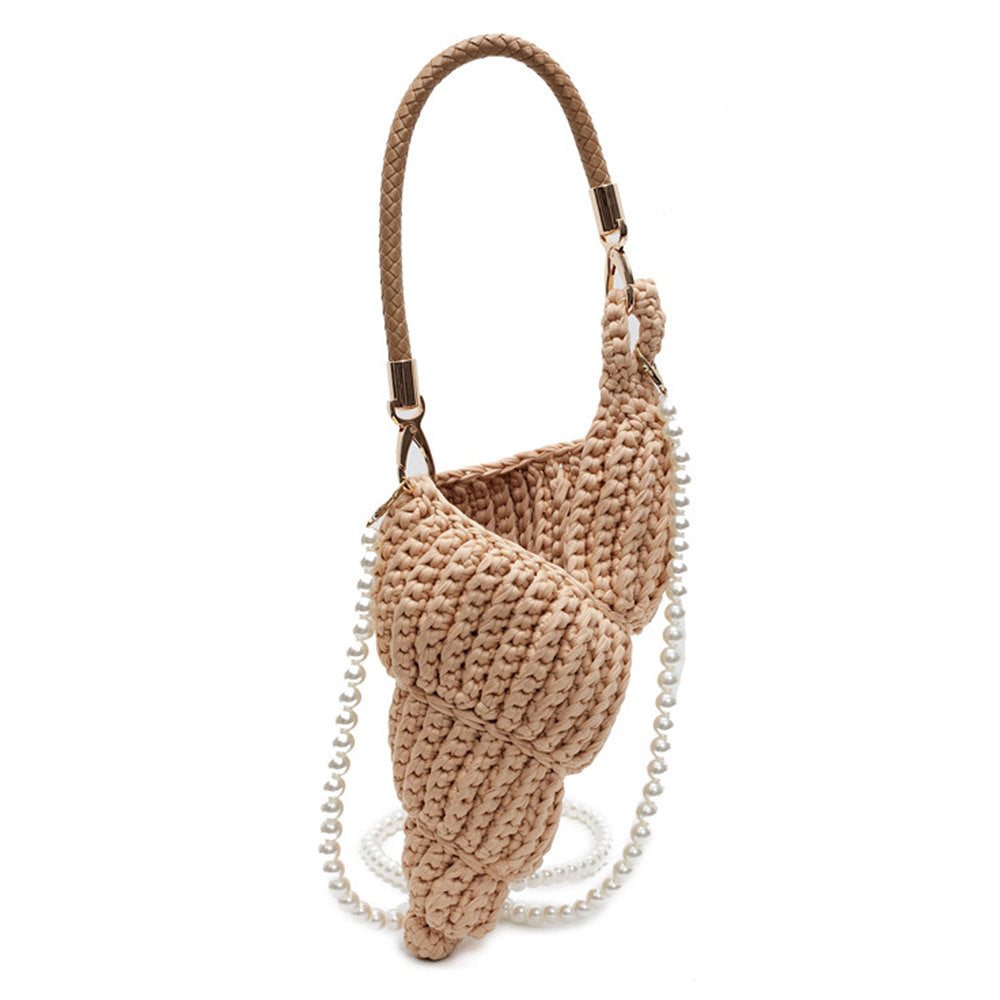 conch shell knit crochet bag boogzel clothing