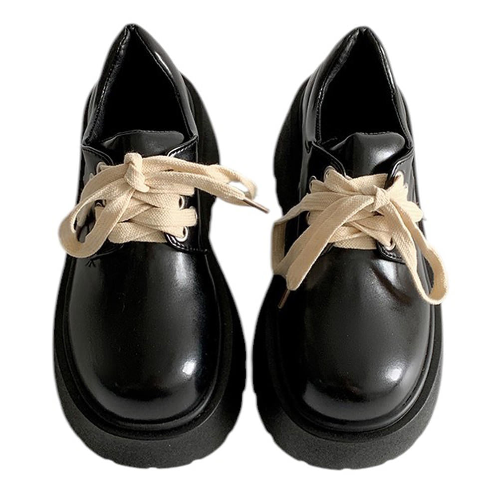 contrast laced chunky platform boots boogzel clothing