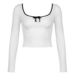 Coquette Aesthetic Long Sleeve Top - Boogzel Clothing