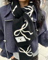coquette bow knit scarf boogzel clothing