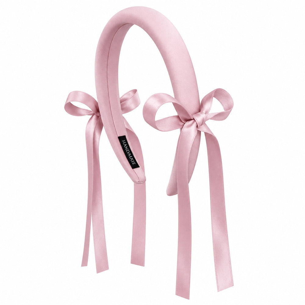 coquette girl ribbon bow headband boogzel clothing