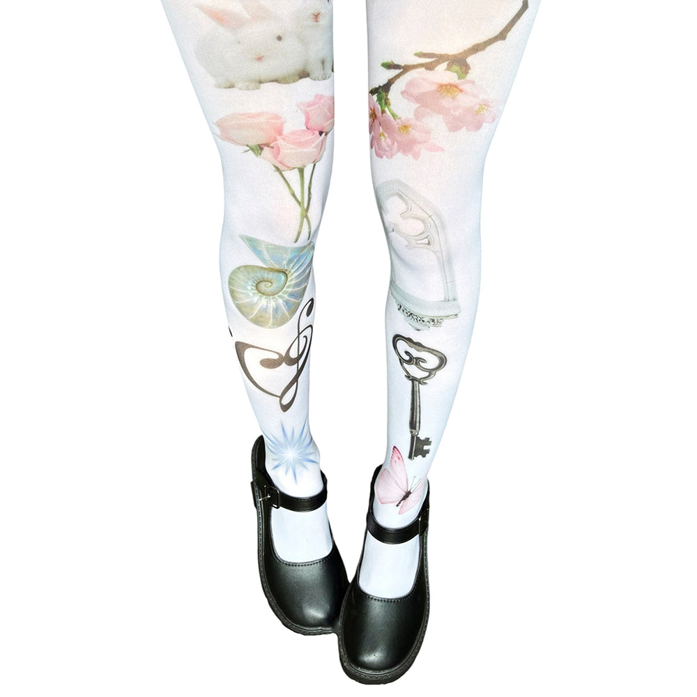 coquette aesthetic tights boogzel clothing