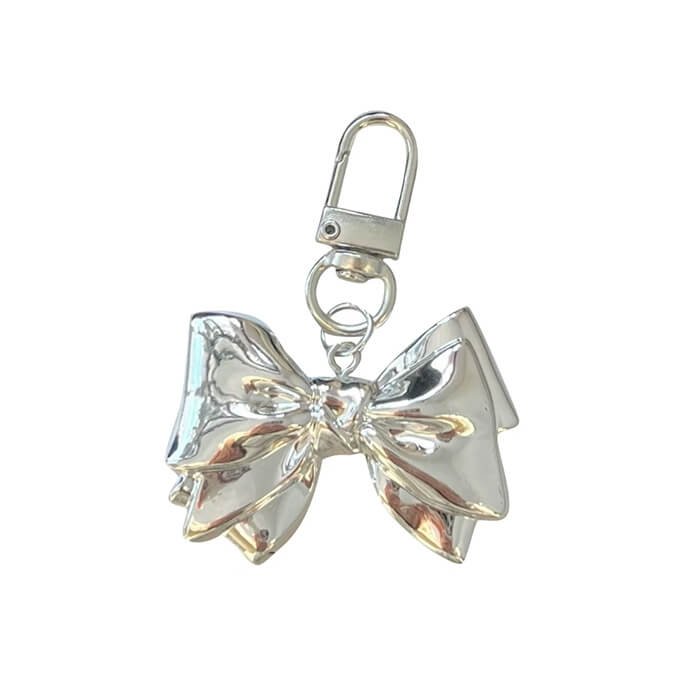 coquette aesthetic bow keychain boogzel clothing