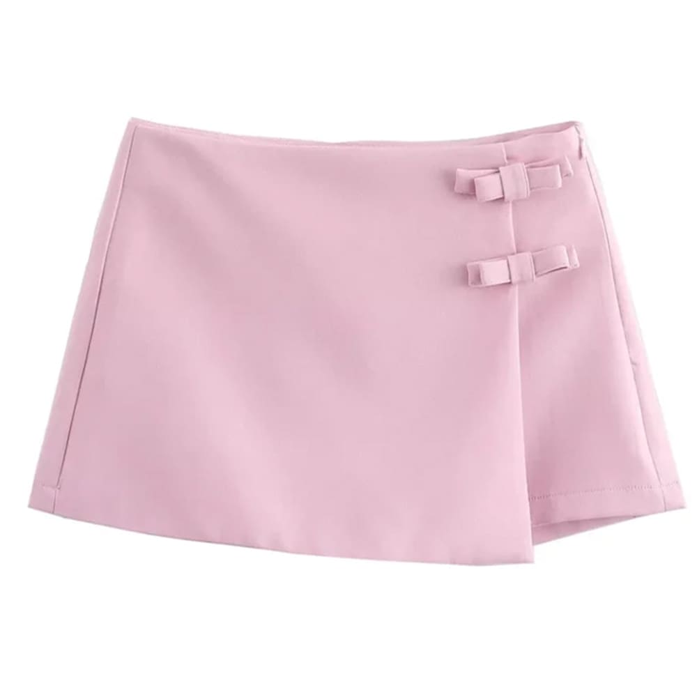 coquette aesthetic bow mini skort boogzel clothing