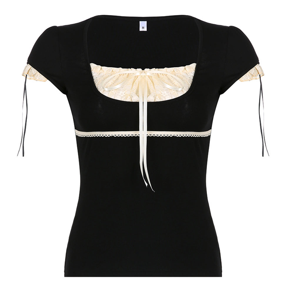 coquette aesthetic ruched top boogzel clothing