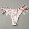 coquette bow floral lace panty boogzel clothing