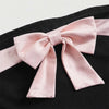 pink bow front tube top boogzel clothing