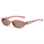 coquette bow oval sunnies boogzel clothing