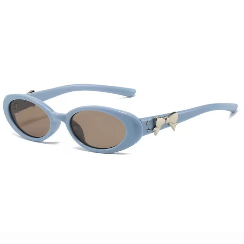 coquette bow oval sunnies boogzel clothing