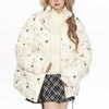 coquette bow puffer jacket boogzel clothing