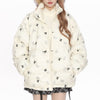 coquette bow puffer jacket boogzel clothing