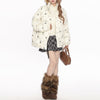coquette bow puffer jacket boogzel clothing