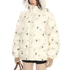coquette bow puffer jacket boogzel clothing