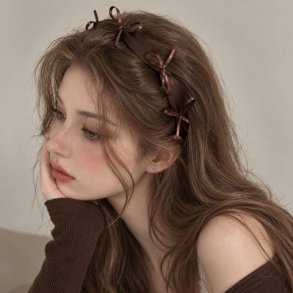 coquette bow ribbon headband boogzel clothing