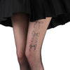 coquette bow tattoo tights boogzel clothing