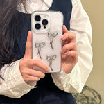 coquette girl bow iphone case boogzel clothing