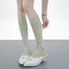 coquette lace mesh knee socks boogzel clothing