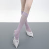 coquette lace mesh knee socks boogzel clothing