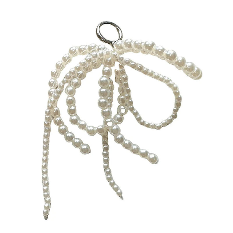 coquette pearl bow shoe charms boogzel clothing