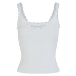 coquette rhinestone bow tank top boogzel clothing