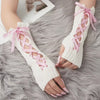 coquette ribbon arm warmers boogzel clothing