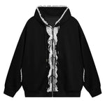 coquette ruffle hoodie boogzel clothing