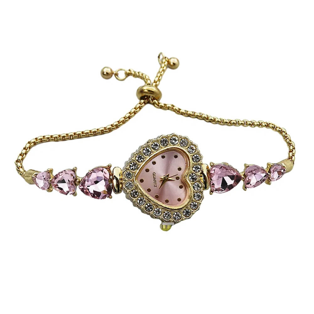 coquette style heart wristwatch boogzel clothing