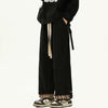 corduroy wide leg pants with plaid cuffs boogzel clothing