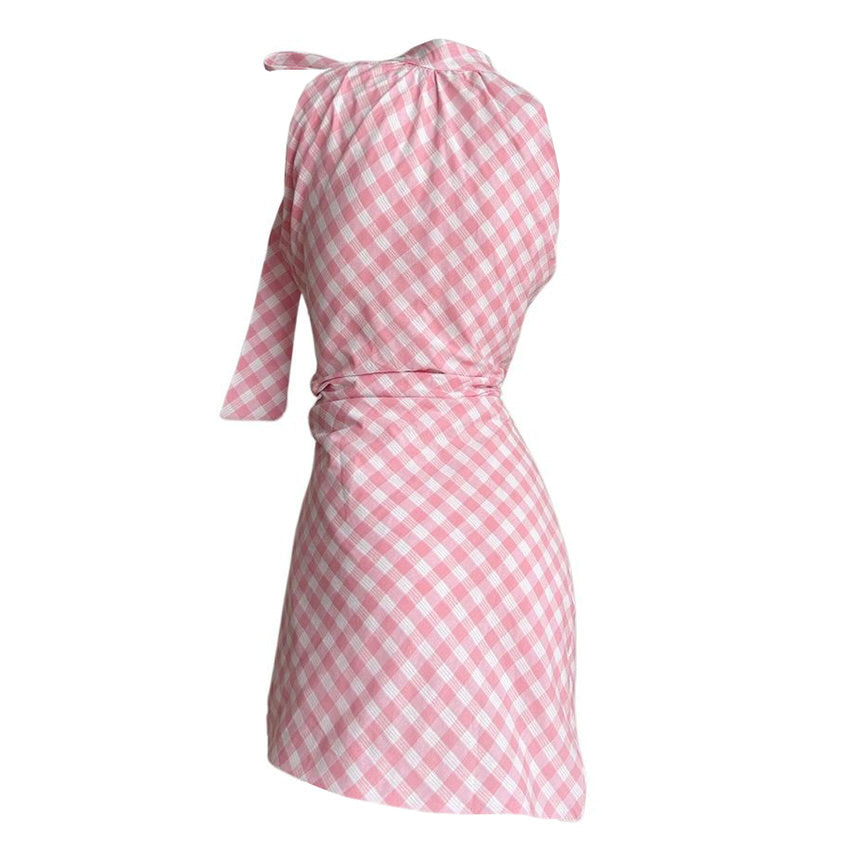 Cottagecore Gingham Picnic Dress - gingham dress - boogzel clothing