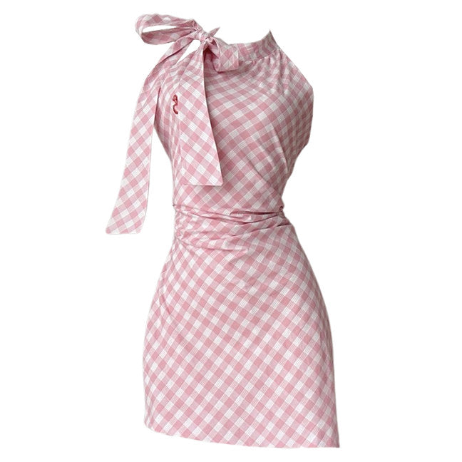 Cottagecore Gingham Picnic Dress - gingham dress - boogzel clothing