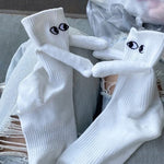 CUTE SOCKS FOR COUPLES , hand holding socks boogzel clothing