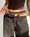 cow print aesthetic belt boogzel clothing