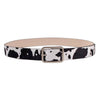 cow print belt boogzel clothing