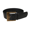 cowgirl blackl eather belt boogzel clothing