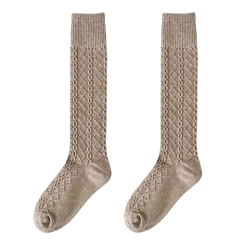 cozy knitted knee high socks boogzel clothing