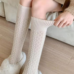 cozy knitted knee high socks boogzel clothing