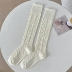 cozy knitted knee high socks boogzel clothing