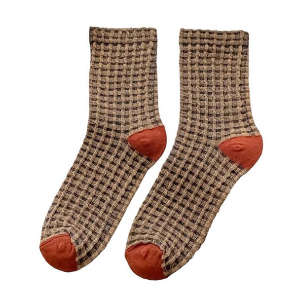 cozy plaid socks boogzel clothing