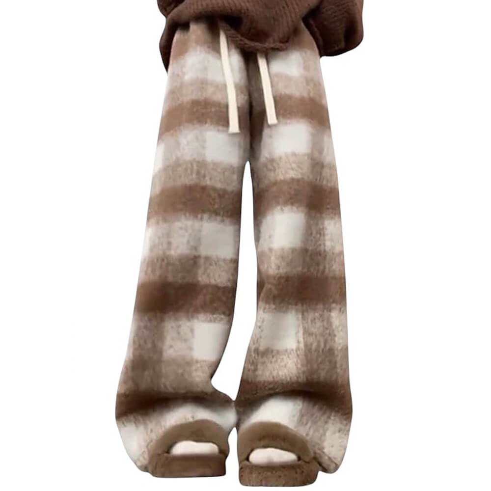 cozy plaid trousers boogzel clothing