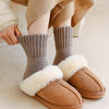 cozy ribbed wool socks boogzel clothing