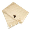 beige fringed scarf boogzel clothing
