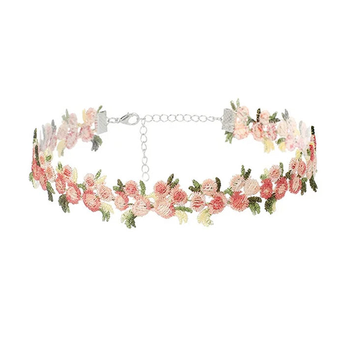 crochet flower choker boogzel clothing