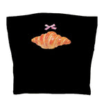 croissant print tube top boogzel clothing