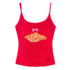 croissant print y2k tank top boogzel clothing