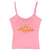 croissant print y2k tank top boogzel clothing