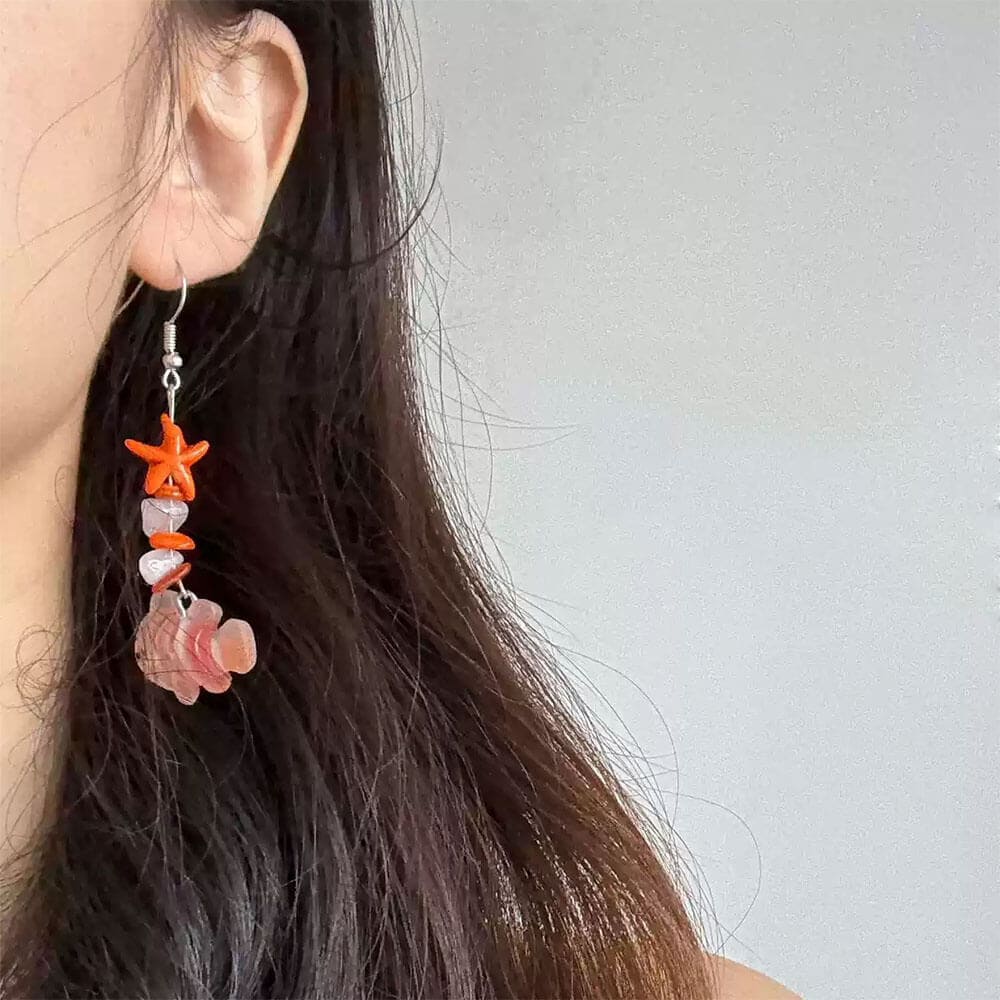 cute clown fish earrings boogzel clothing